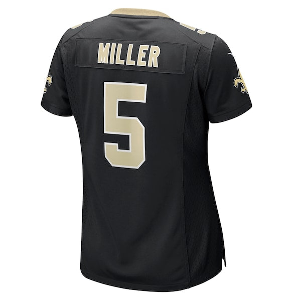 Kendre Miller New Orleans Saints Nike Women's Team Game Jersey - Black - Image 2