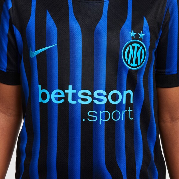 Inter Milan Nike Youth 2025/26 Home Replica Jersey - Blue/Aqua - Image 10