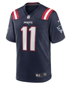 Alternative view of Tyquan Thornton New England Patriots Nike Game Player Jersey - Navy