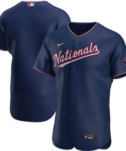 Washington Nationals Nike Alternate Authentic Team Jersey - Navy