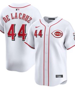 Elly De La Cruz Cincinnati Reds Nike Home Limited Player Jersey - White