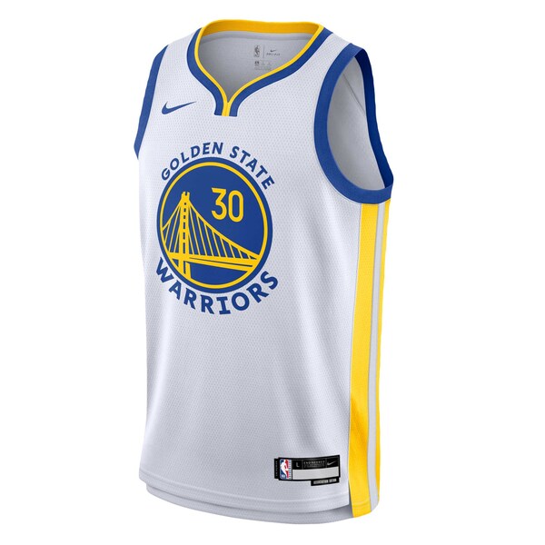 Stephen Curry Golden State Warriors Nike Youth Swingman Jersey - Association Edition - White - Image 2