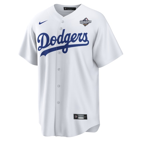 Enrique Hern¨¢ndez Los Angeles Dodgers Nike 2025 World Series Home Replica Player Jersey - White - Image 2