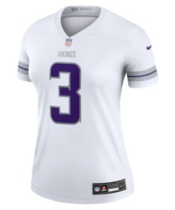 Alternative view of Jordan Addison Minnesota Vikings Nike Women's Alternate Legend Jersey - White