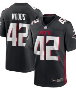 Josh Woods Atlanta Falcons Nike Team Game Jersey -  Black