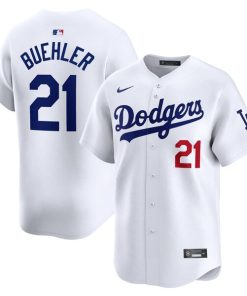 Walker Buehler Los Angeles Dodgers Nike Home Limited Player Jersey - White