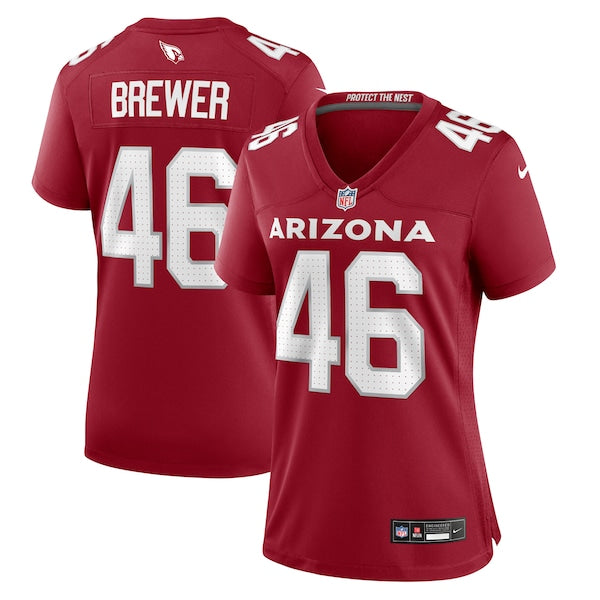 Aaron Brewer Arizona Cardinals Nike Women's Game Jersey - Cardinal