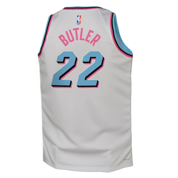 Jimmy Butler Miami Heat Nike Youth 2024/25 Swingman Player Jersey - City Edition - White - Image 3