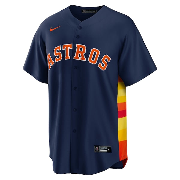 Houston Astros Nike Alternate Replica Team Jersey - Navy - Image 2