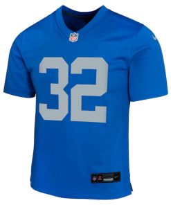 Alternative view of Brian Branch Detroit Lions Nike Youth Alternate Game Jersey -  Blue