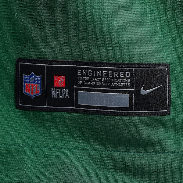 Josh Myers New York Jets Nike Team Game Jersey - Legacy Green - Image 6