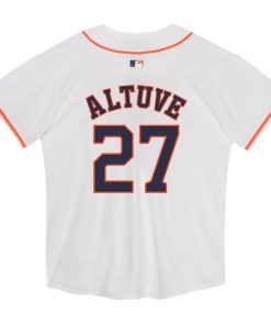 Alternative view of Jose Altuve Houston Astros Nike Preschool Home Game Jersey - White