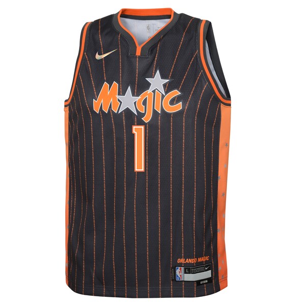 Jonathan Isaac Orlando Magic Nike Youth Swingman Jersey - City Edition - Anthracite - Image 2