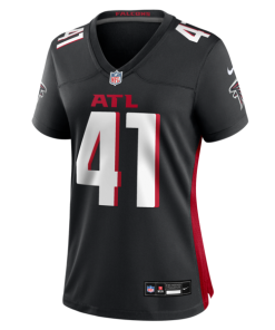 Alternative view of Ben Sauls Atlanta Falcons Nike Women's Team Game Jersey -  Black