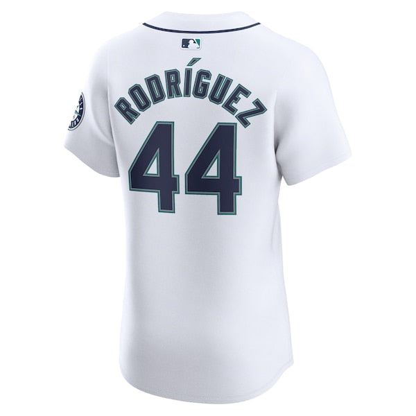 Julio Rodr¨ªguez Seattle Mariners Nike Home Elite Player Jersey - White - Image 4
