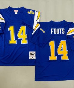 Dan Fouts San Diego Chargerss Authentic Throwback Retired Player Jersey