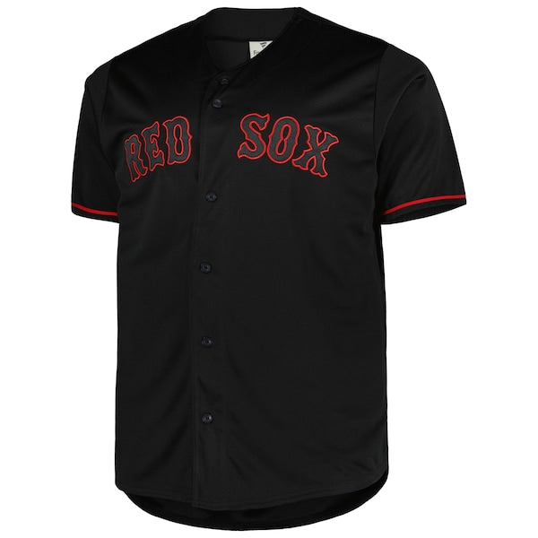 Boston Red Sox Big & Tall Pop Fashion Jersey - Black - Image 2