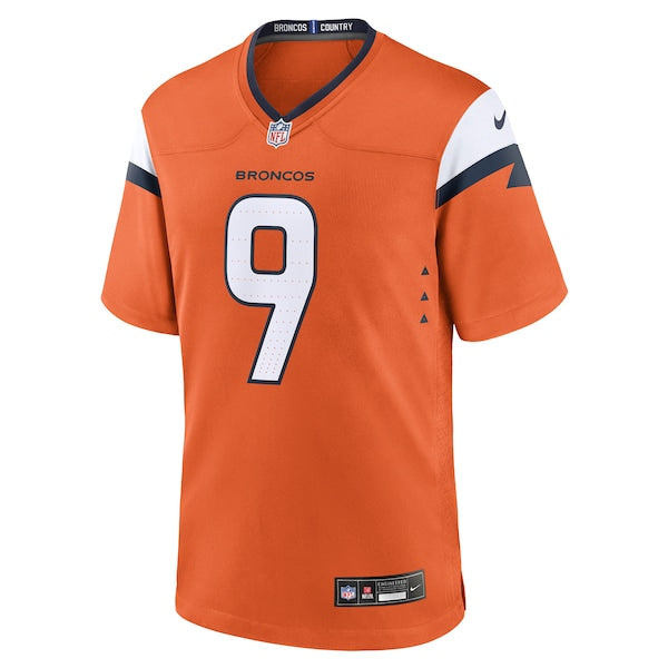 Talanoa Hufanga Denver Broncos Nike Team Game Jersey - Orange - Image 4