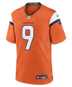 Alternative view of Talanoa Hufanga Denver Broncos Nike Team Game Jersey -  Orange