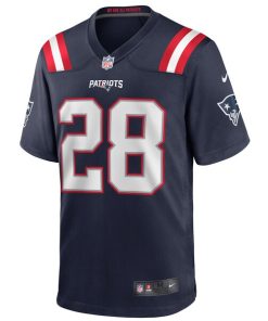 Alternative view of James White New England Patriots Nike Game Player Jersey - Navy