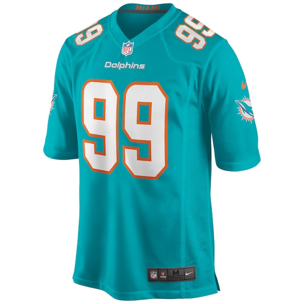 Jason Taylor Miami Dolphins Nike Game Retired Player Jersey - Aqua - Image 2