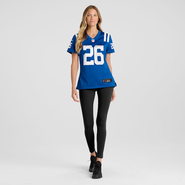 Khalil Herbert Indianapolis Colts Nike Women's Team Game Jersey - Royal - Image 6