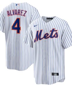 Francisco Alvarez New York Mets Nike Replica Player Jersey - White
