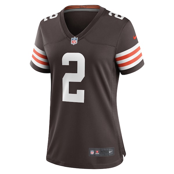 Amari Cooper Cleveland Browns Nike Women's Game Jersey - Brown/White - Image 3
