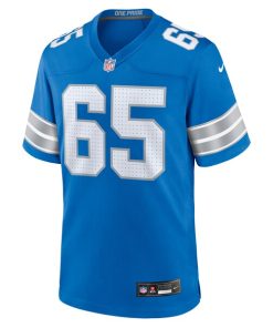 Alternative view of Kingsley Eguakun Detroit Lions Nike Game Jersey -  Blue
