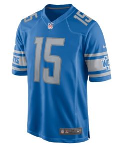 Alternative view of Maurice Alexander Detroit Lions Nike Player Game Jersey - Blue