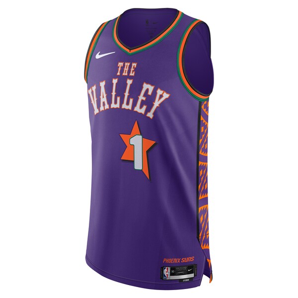 Devin Booker Phoenix Suns Nike 2024/25 Authentic Player Jersey - City Edition - Purple - Image 2