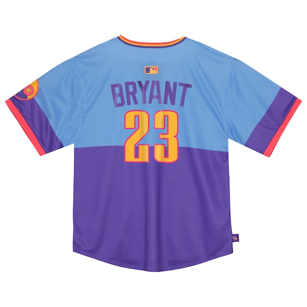 Kris Bryant Colorado Rockies Nike Toddler 2025 City Connect Limited Player Jersey - Purple/Light Blue - Image 3