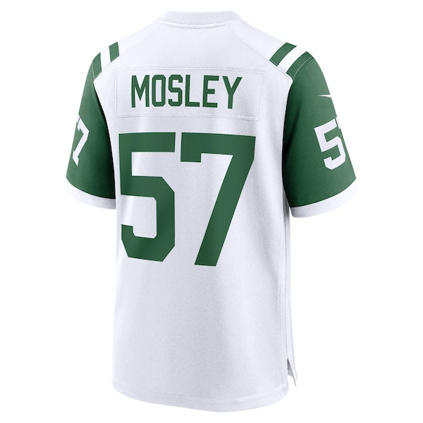 C.J. Mosley New York Jets Nike Classic Alternate Game Jersey - White - Image 3