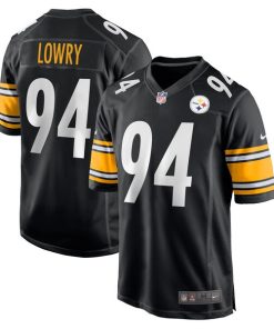 Alternative view of Dean Lowry Pittsburgh Steelers Nike  Game Jersey -  Black