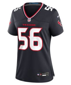 Alternative view of Jamal Hill Houston Texans Nike Women's Team Game Jersey -  Navy