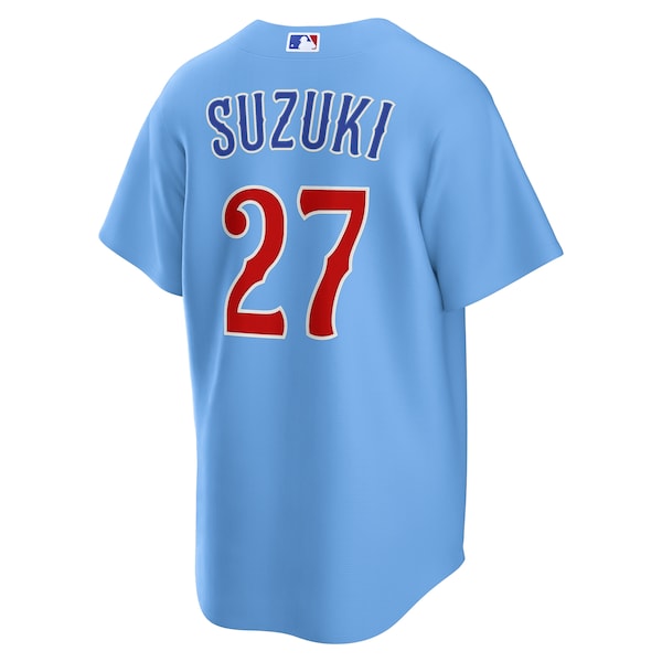 Seiya Suzuki Chicago Cubs Nike Alternate Replica Player Jersey - Light Blue - Image 3