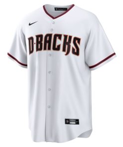 Alternative view of Corbin Carroll Arizona Diamondbacks Nike Home Replica Player Jersey - White