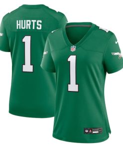 Jalen Hurts Philadelphia Eagles Nike Women's Game Player Jersey - Kelly Green