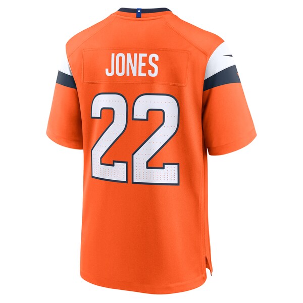 Brandon Jones Denver Broncos Nike Team Game Jersey - Orange - Image 4