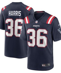 Kevin Harris New England Patriots Nike Game Player Jersey - Navy