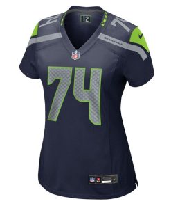 Alternative view of Josh Jones Seattle Seahawks Nike Women's Team Game Jersey -  College Navy
