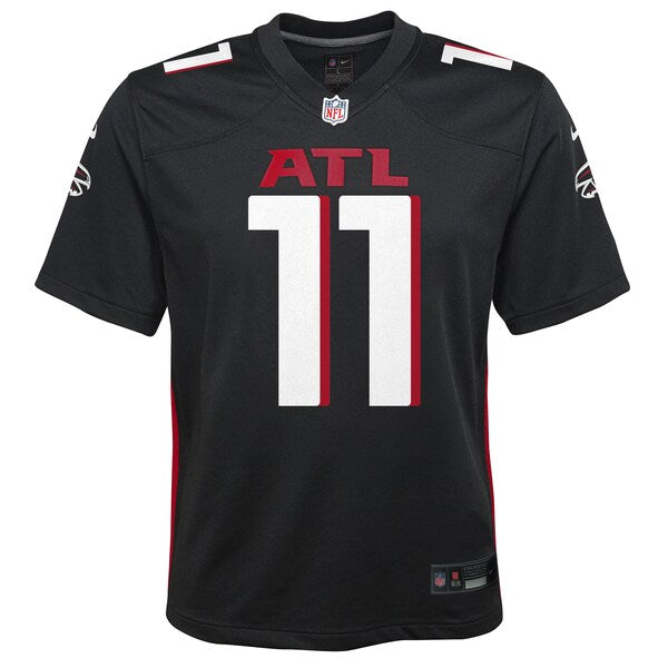 Jalon Walker Atlanta Falcons Nike Youth Team Game Jersey - Black - Image 2