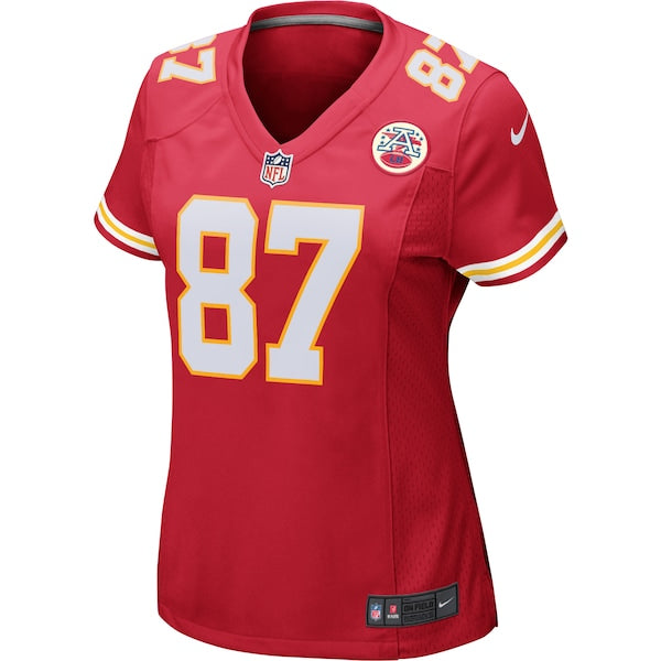 Travis Kelce Kansas City Chiefs Nike Women's Game Jersey - Red - Image 2