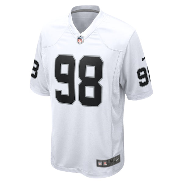 Maxx Crosby Las Vegas Raiders Nike Game Jersey - White - Image 2