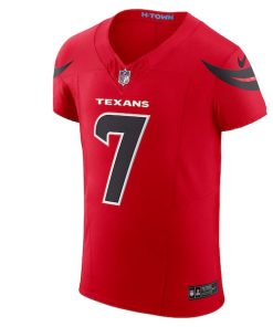 Alternative view of C.J. Stroud Houston Texans Nike Alternate Vapor F.U.S.E. Elite Jersey - Red