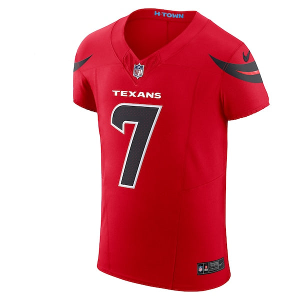 C.J. Stroud Houston Texans Nike Alternate Vapor F.U.S.E. Elite Jersey - Red - Image 2