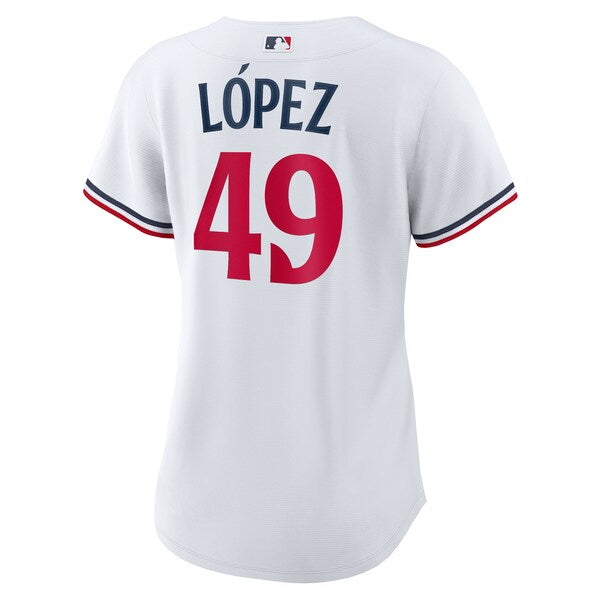 Pablo Lopez Minnesota Twins Nike Women's Home Replica Jersey - White - Image 3