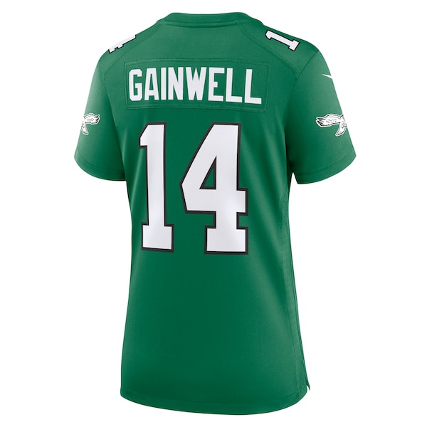 Kenneth Gainwell Philadelphia Eagles Nike Women's Alternate Game Jersey - Kelly Green - Image 3