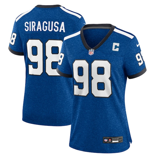 Tony Siragusa Indianapolis Colts Nike Women's Indiana Nights Alternate Game Jersey - Royal/Royal - Image 2
