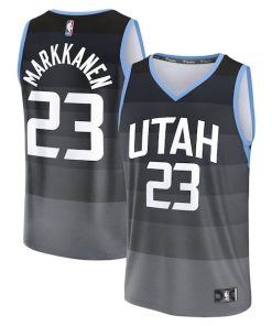 Lauri Markkanen Utah Jazz  Youth 2025/26 City Edition Fastbreak Jersey - Black